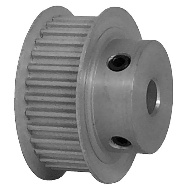 B B Manufacturing 32-3M09-6FA3, Timing Pulley, Aluminum, Clear Anodized,  32-3M09-6FA3